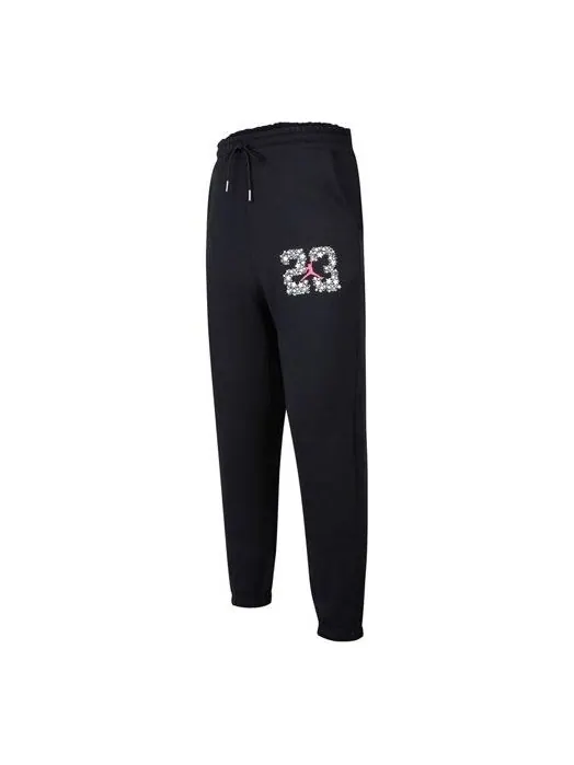 Спортивные штаны Men's Air Jordan 23 Fleece Alphabet Printing Sports Pants/Trousers/Joggers Black — изображение 1 из 4