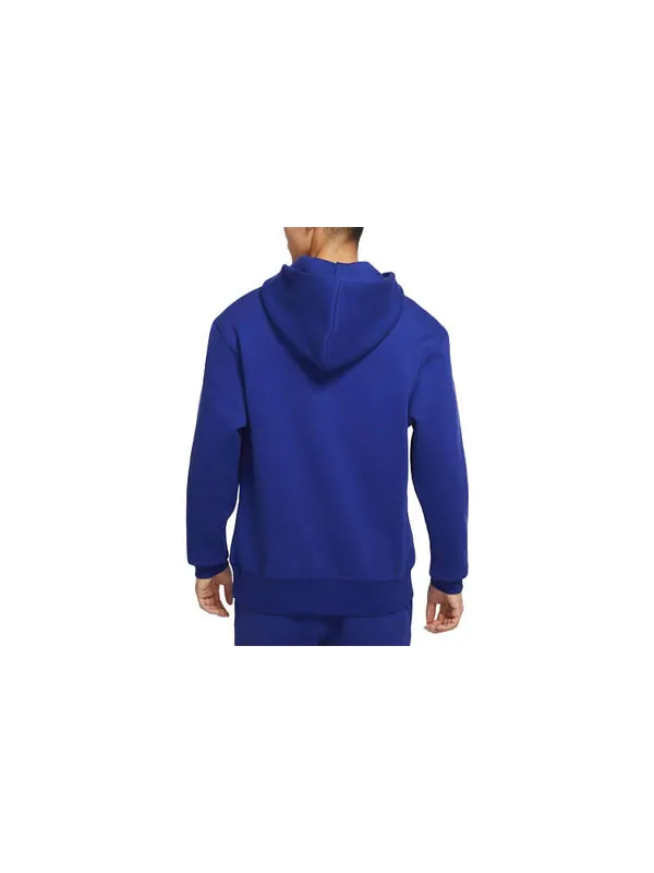 Толстовка Men's Air Jordan Sport Fleece Knit Pullover Hooded Sports Blue — изображение 2 из 3, синий