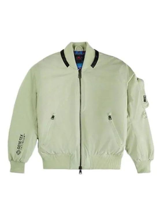 Куртка Men's Air Jordan Pocket Zipper Short Padded Jacket Green — изображение 1 из 4, мульти
