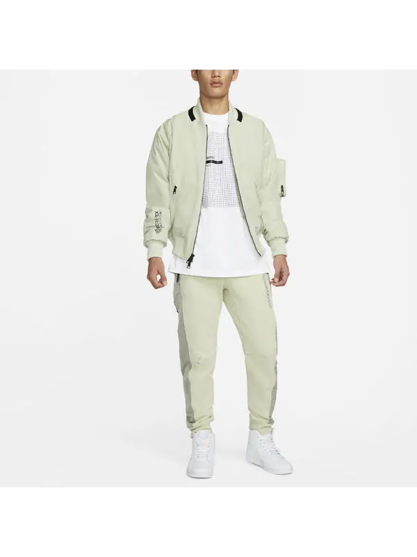 Куртка Men's Air Jordan Pocket Zipper Short Padded Jacket Green — изображение 2 из 4, мульти