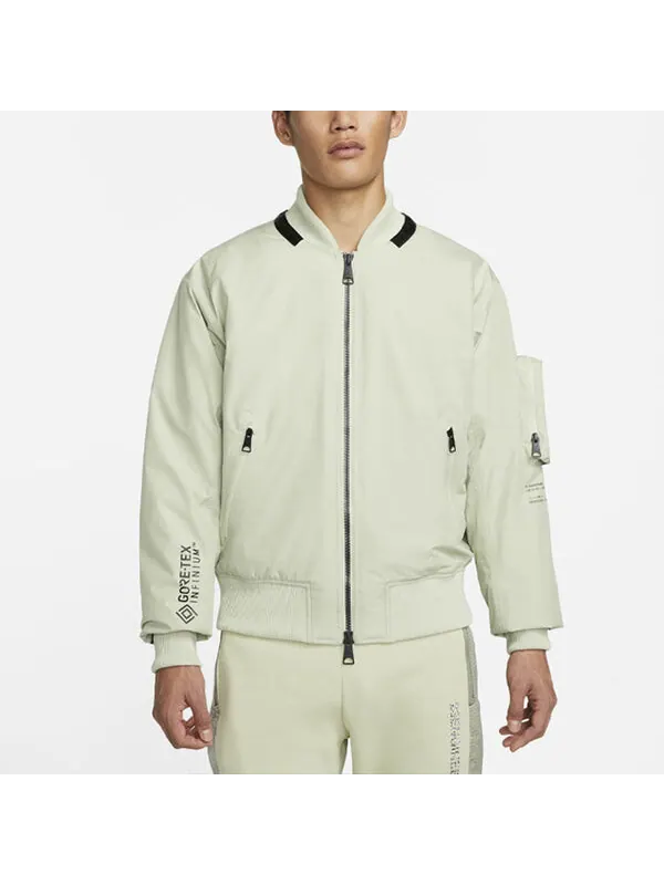 Куртка Men's Air Jordan Pocket Zipper Short Padded Jacket Green — изображение 3 из 4, мульти