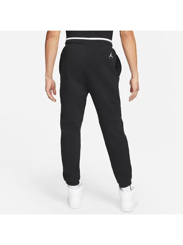 Спортивные штаны Men's Air Jordan Logo Printing Knit Fleece Lined Stay Warm Bundle Feet Sports — изображение 3 из 3, черный