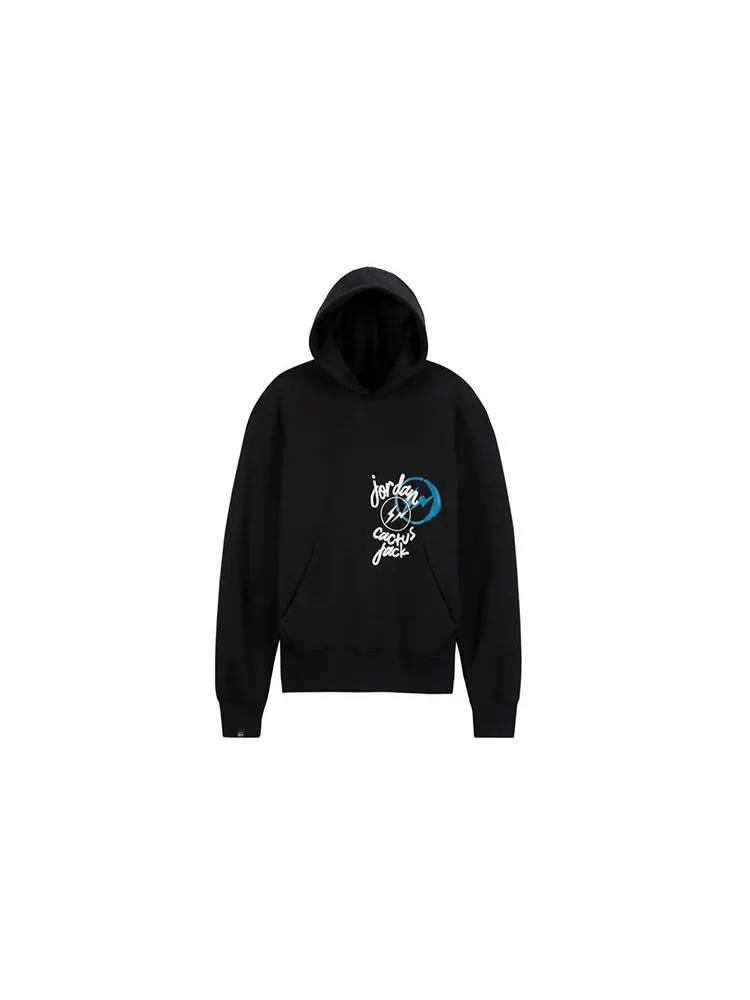 Худи Air Jordan x Travis Scott x Fragment Hoodie 'Black' — изображение 2 из 5, черный