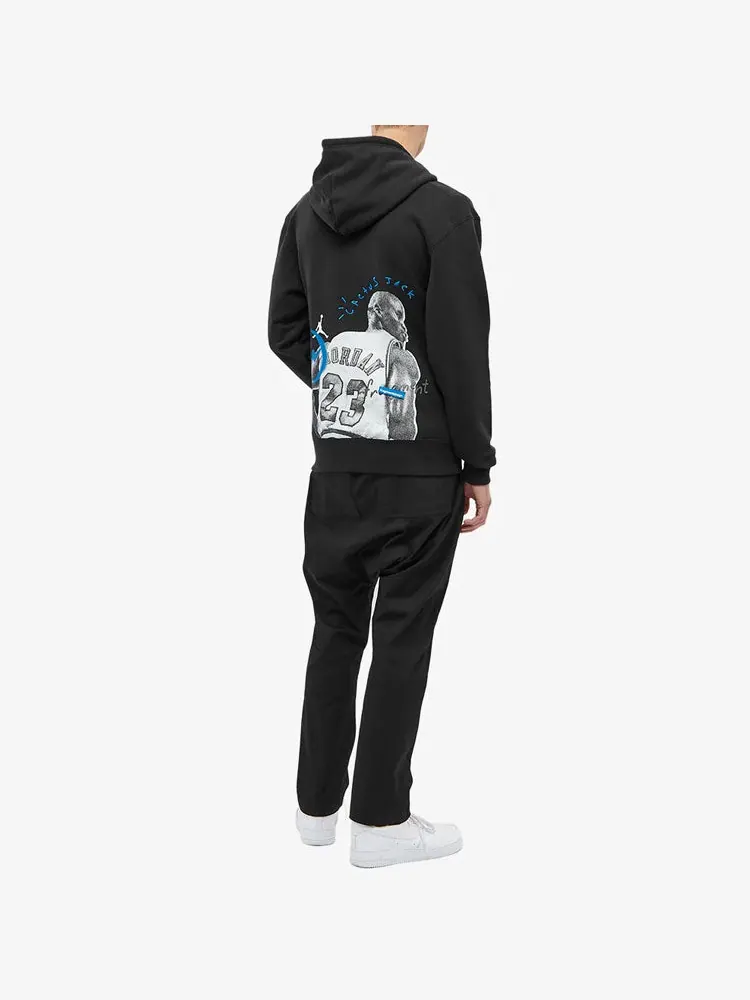 Худи Air Jordan x Travis Scott x Fragment Hoodie 'Black' — изображение 4 из 5, черный