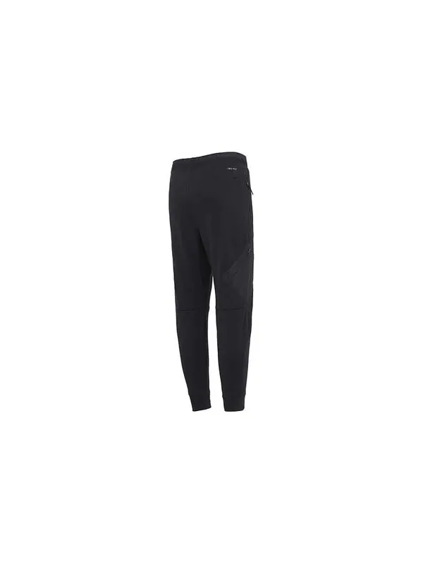 Брюки men's jordan as j df sprt stmt flc pant casual breathable sports knit long pants/trousers black Nike, черный