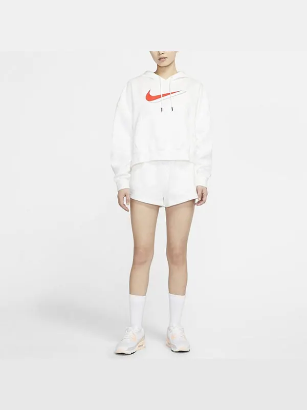 Свитер casual sports pullover hoodie white Nike — изображение 4 из 4, белый