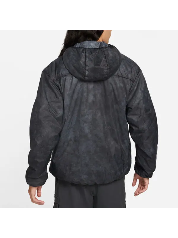 Куртка Nike ACG Therma-FIT ADV Rope De Dope Solid Color Zipper hooded Long Sleeves Jacket Black — изображение 4 из 4, черный