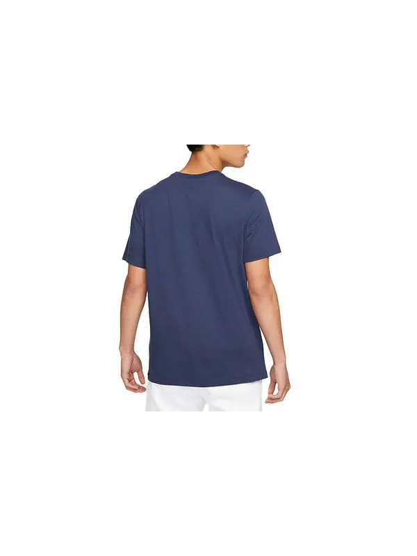 Футболка Men's Nike Paris Saint-Germain Crest Large team logo Printing Round Neck Casual Short — изображение 2 из 3, мульти