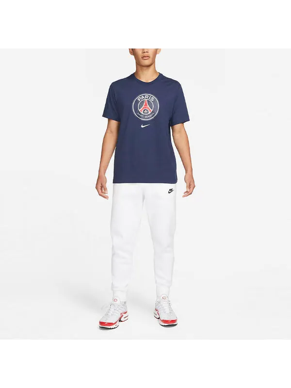 Футболка Men's Nike Paris Saint-Germain Crest Large team logo Printing Round Neck Casual Short — изображение 3 из 3, мульти
