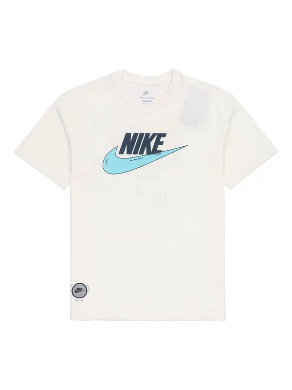 Футболка nsw tee m2z цель повседневные спортивные дышащие алфавитный принт короткий рукав Nike — изображение 1 из 4, белый