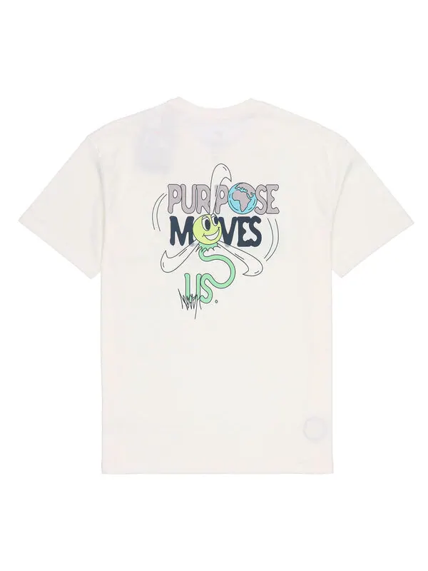 Футболка nsw tee m2z цель повседневные спортивные дышащие алфавитный принт короткий рукав Nike — изображение 2 из 4, белый