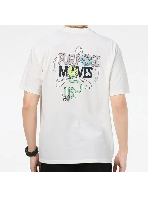 Футболка nsw tee m2z цель повседневные спортивные дышащие алфавитный принт короткий рукав Nike — изображение 4 из 4, белый