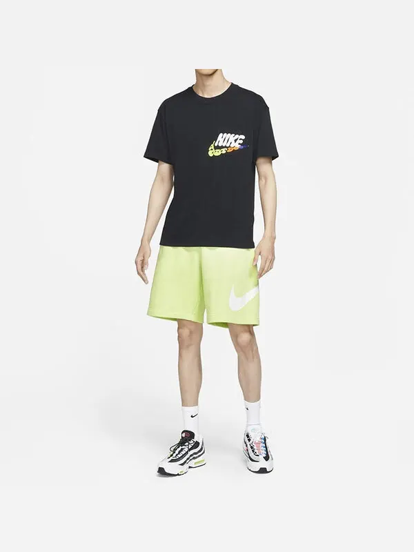 Футболка Nike Sportswear Pocket Logo Printing Sports Round Neck Short Sleeve Black — изображение 3 из 3, черный