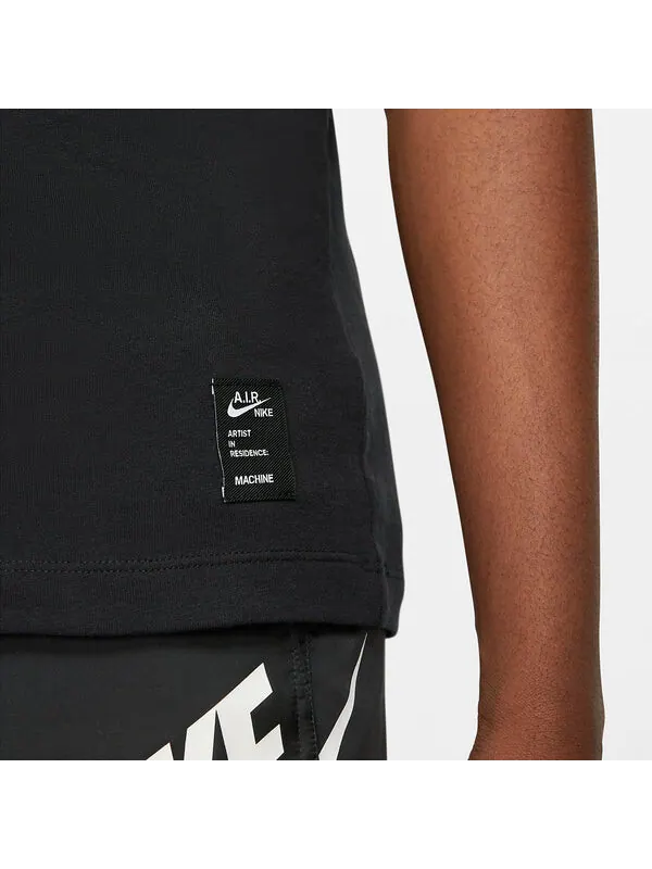 Футболка спортивная одежда футболка с надписью air machine Nike — изображение 3 из 3, черный