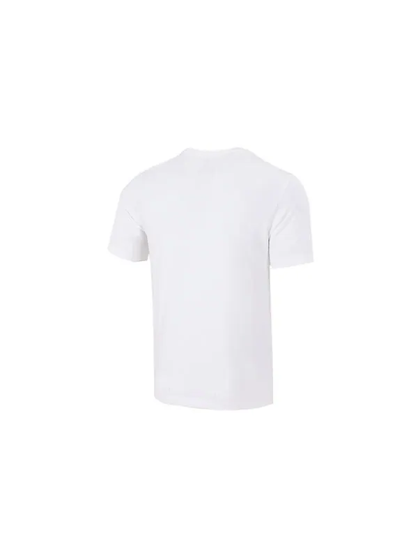 Футболка men's printing sports breathable round neck short sleeve white t-shirt Nike — изображение 2 из 4, белый