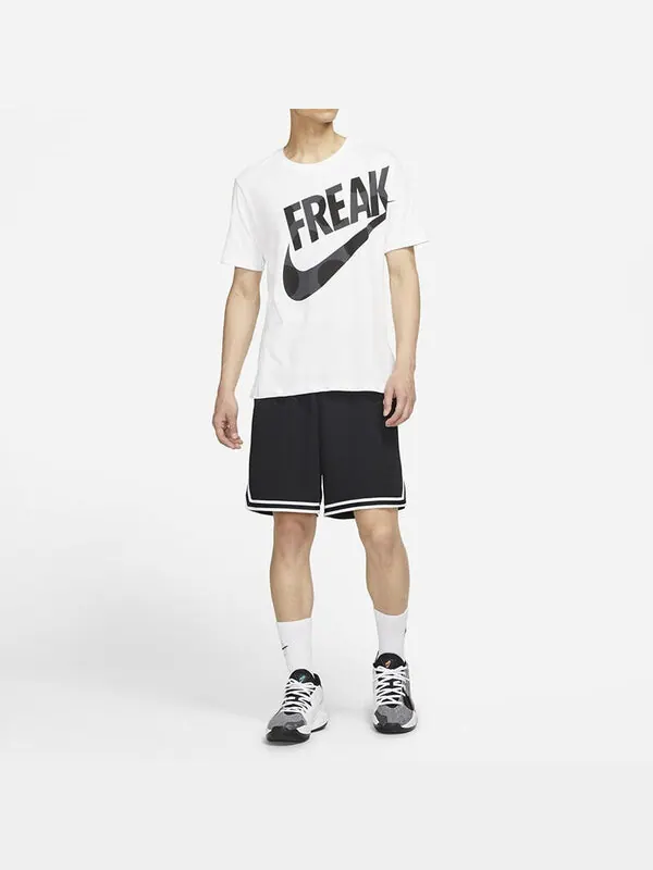 Футболка Nike ASGA Men's NK DF FREAK PRINT SS TE White — изображение 3 из 4, белый