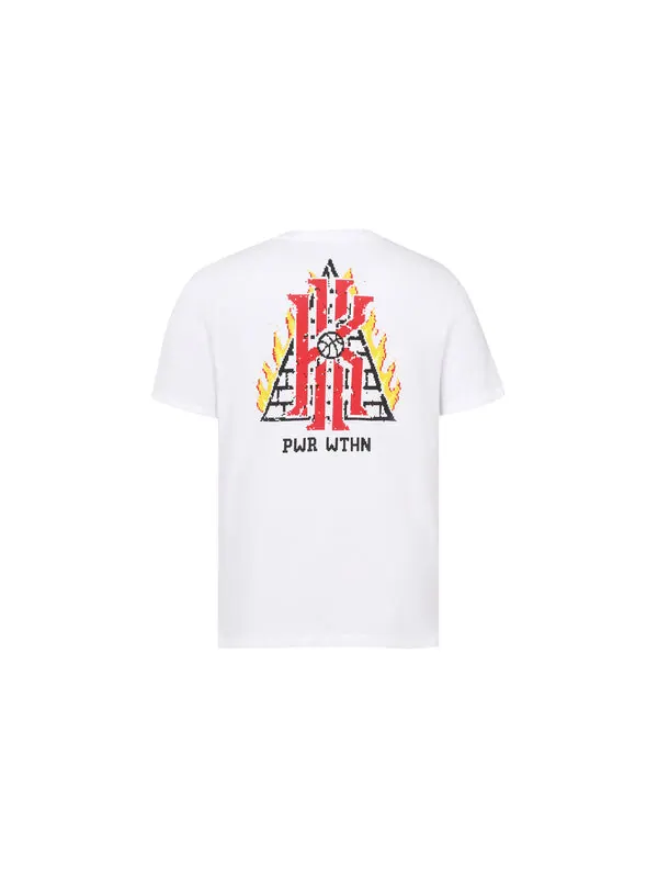 Футболка Nike Dri-FIT Kyrie Kyrie Irving Printing Round Neck Sports Short Sleeve White — изображение 2 из 4, белый