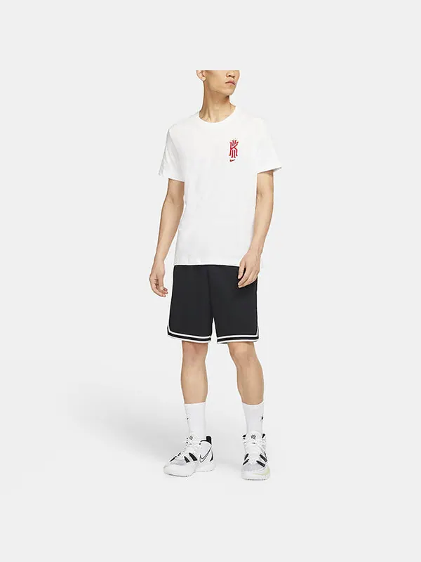Футболка Nike Dri-FIT Kyrie Kyrie Irving Printing Round Neck Sports Short Sleeve White — изображение 3 из 4, белый