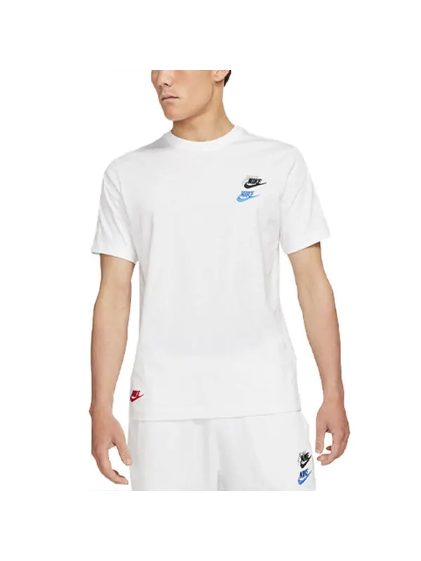Футболка Nike AS Men's Nike Sportswear Tee Club ESSENTIALS White — изображение 3 из 4, белый