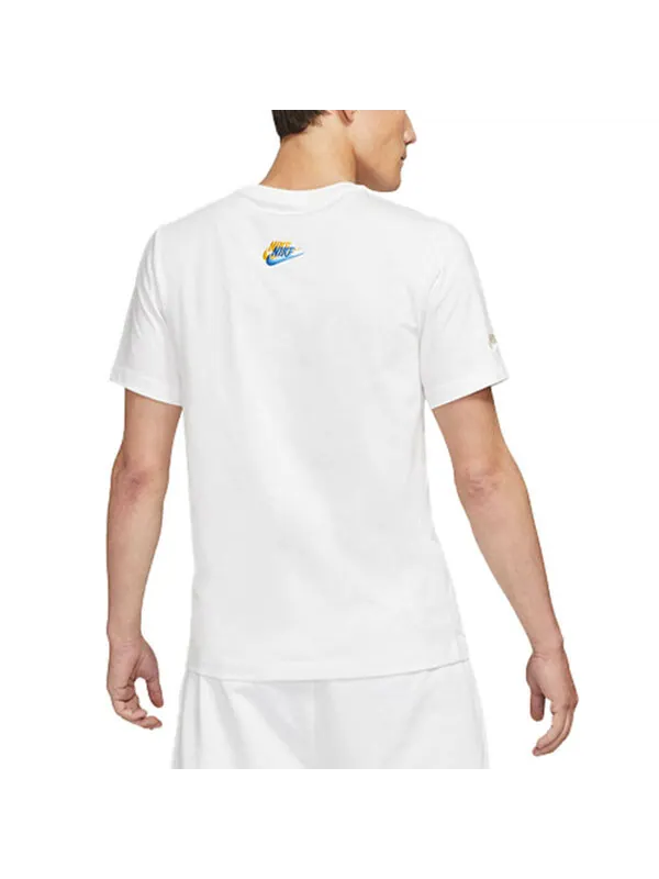 Футболка Nike AS Men's Nike Sportswear Tee Club ESSENTIALS White — изображение 4 из 4, белый
