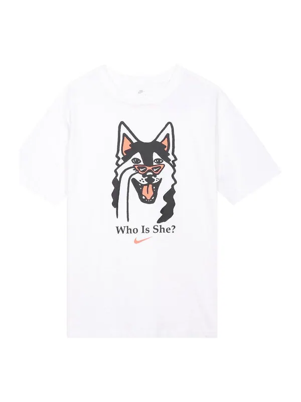 Футболка как w спортивная одежда bf tee dog hbr Nike — изображение 1 из 4, белый