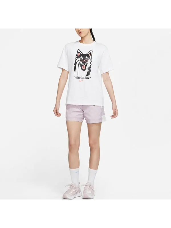Футболка как w спортивная одежда bf tee dog hbr Nike — изображение 3 из 4, белый