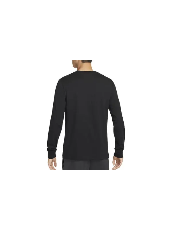 Футболка Nike CFA Long Sleeve T-Shirt 'Black' — изображение 2 из 3, черный/мульти