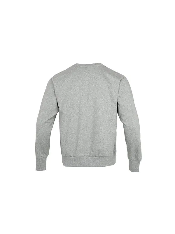 Толстовка Nike Standard Issue Pattern Printing Loose Round Neck Sports Gray — изображение 2 из 4, серый