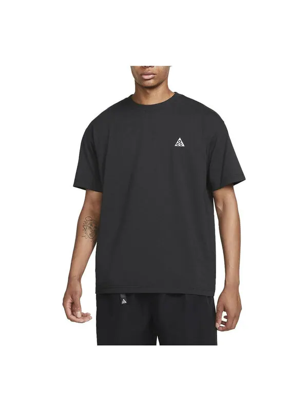 Футболка Nike ACG Logo Tee 'Black' — изображение 1 из 3, черный
