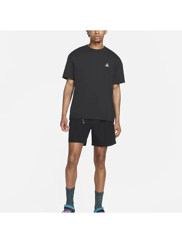 Футболка Nike ACG Logo Tee 'Black' — изображение 3 из 3, черный