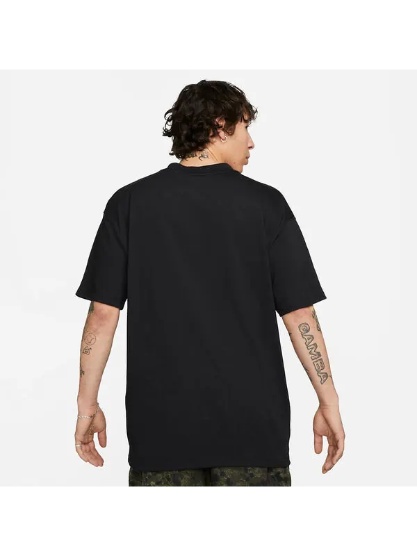 Футболка Nike ACG Short-Sleeve T-Shirt 'Black' — изображение 4 из 4, черный/белый