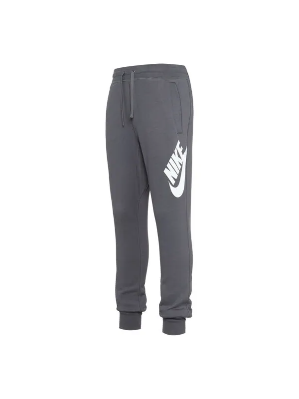 Брюки men's logo fleece casual sports pants/trousers/joggers gray Nike — изображение 1 из 2, серый