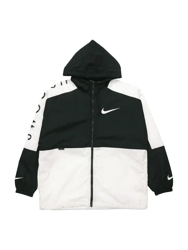 Куртка Nike Casual Sports Hooded Jacket Men's Black/White — изображение 1 из 4, белый