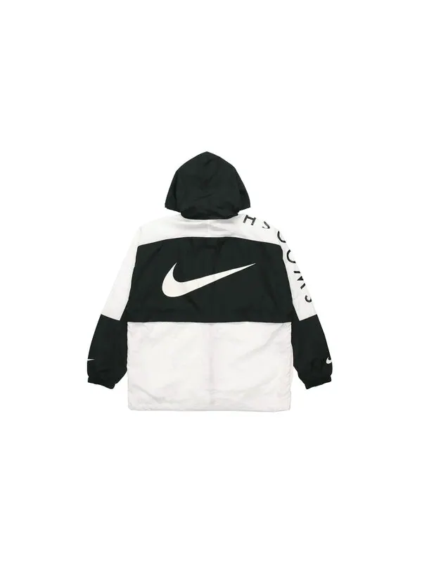 Куртка Nike Casual Sports Hooded Jacket Men's Black/White — изображение 2 из 4, белый