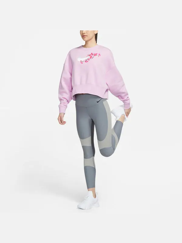 Свитера спортивная одежда трендовая толстовка Nike — изображение 3 из 3, розовый/белый