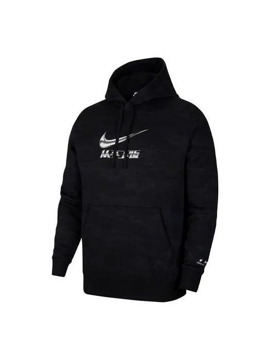 Толстовка Nike Sportswear Casual Sports Logo Alphabet Printing Black — изображение 1 из 3, черный