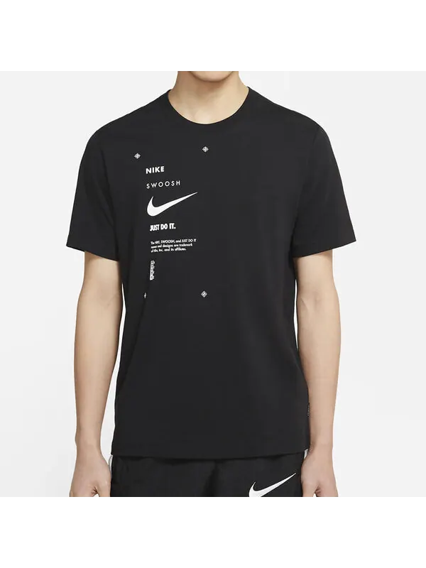Футболка Nike AS Men's Nike Sportswear SWSH Club Tee Black — изображение 4 из 4, черный