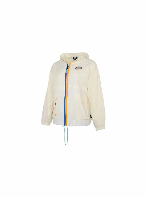 Куртка nsw icon clash куртка ss22 athleisure casual sports куртка с капюшоном осень Nike — изображение 2 из 4, светлый желтый