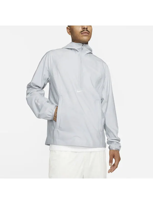 Толстовка x nocta drake golf hoodie 'wolf grey' Nike — изображение 4 из 4, серый