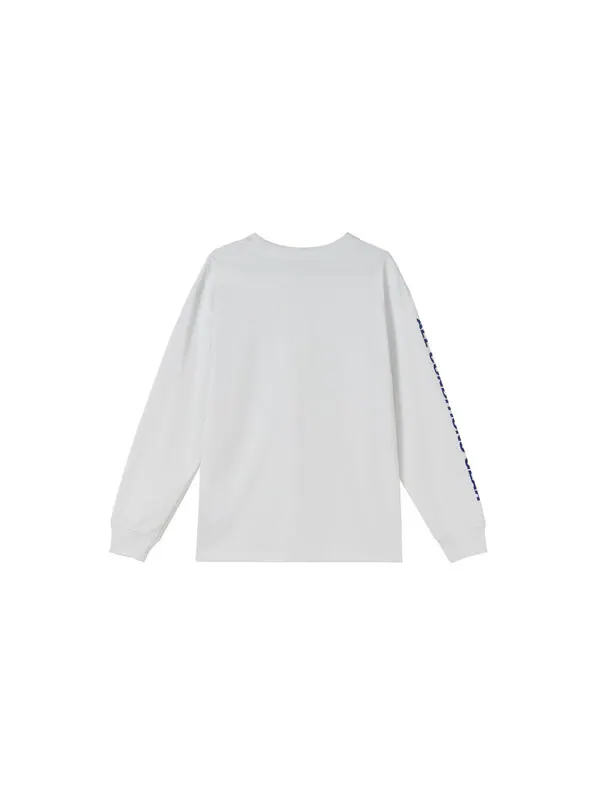 Футболка men's acg ice cave casual sports breathable round neck long sleeves white t-shirt Nike — изображение 2 из 4, белый