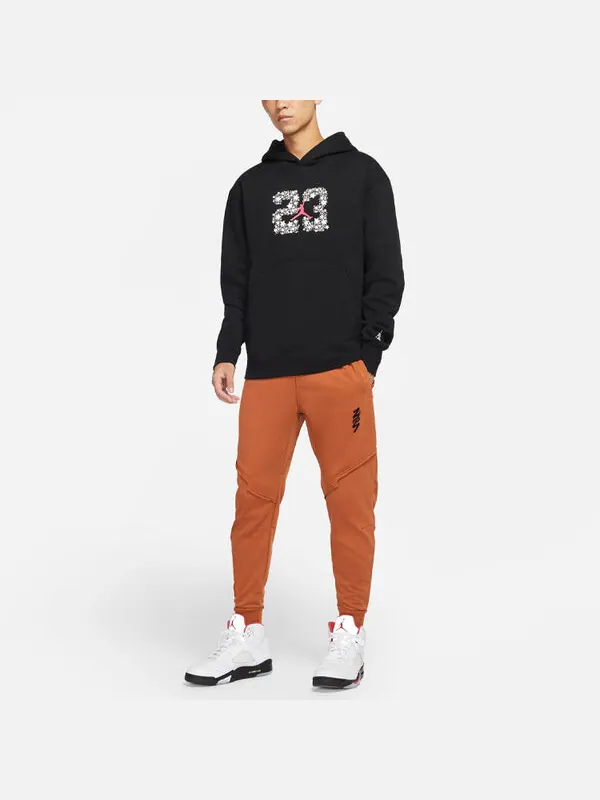 Спортивные штаны Men's Air Jordan Zion Performance Alphabet Embroidered Solid Color Bundle Feet — изображение 3 из 3