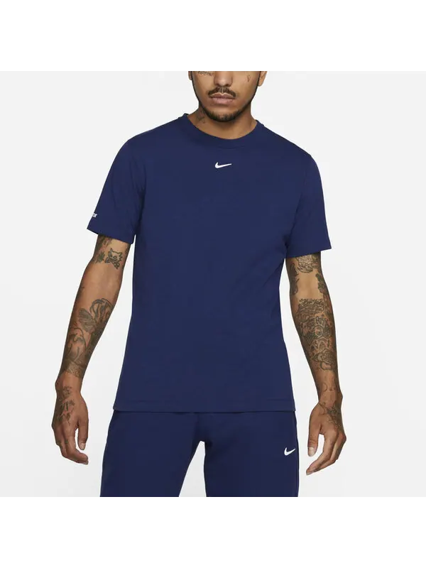 Футболка x nocta drake cardinal сток логотип футболка азиатские размеры Nike — изображение 4 из 4, синий