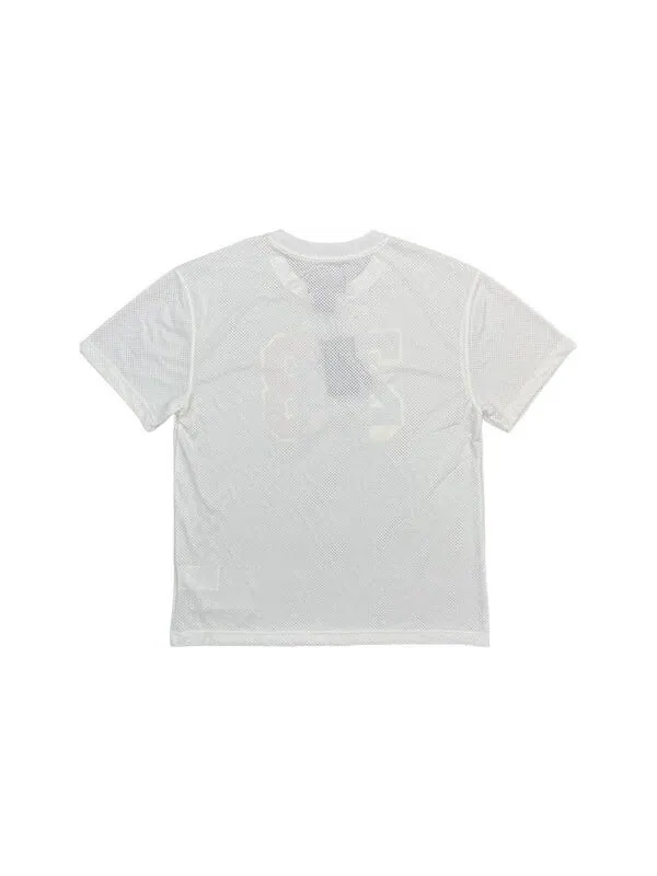 Футболка Men's Air Jordan SS22 DNA Colorblock Numeric Printing Mesh Breathable Short Sleeve White — изображение 2 из 2