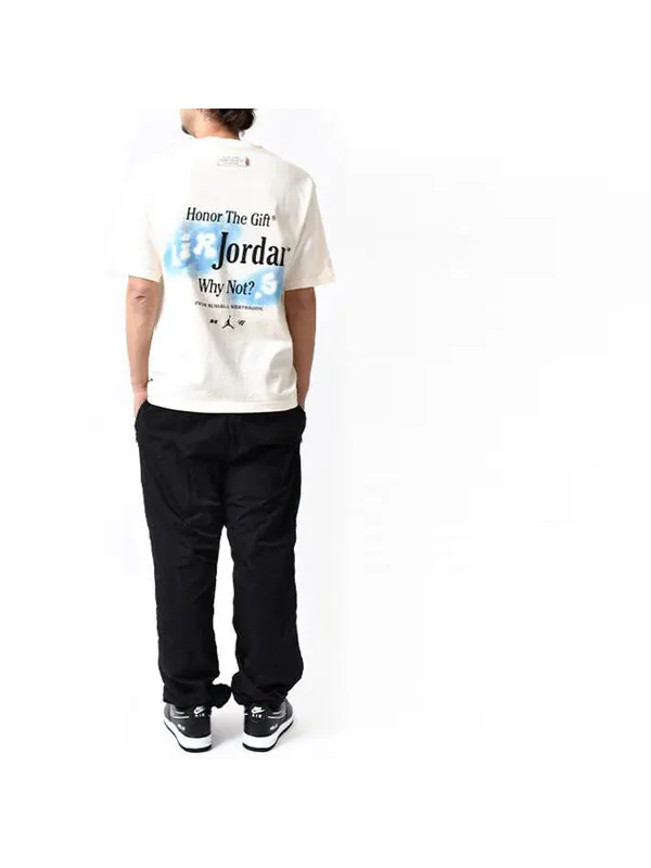 Футболка Air Jordan x Russell Westbrook Tee 'White' — изображение 4 из 4, белый