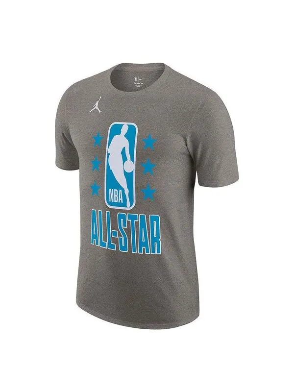 Футболка Nike Jordan x Lebron James All-Star Name & Number T-Shirt 'Dark Grey Heather Blue' — изображение 1 из 2, мульти