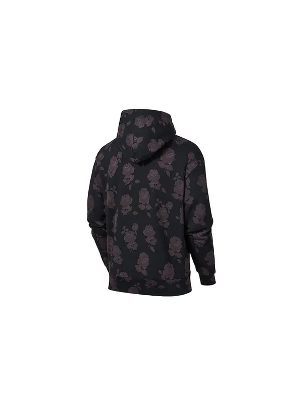 Толстовка Air Jordan x A Ma Manire SS22 Flowers Printing Full Print Long Sleeves Autumn Asia — изображение 2 из 4, черный
