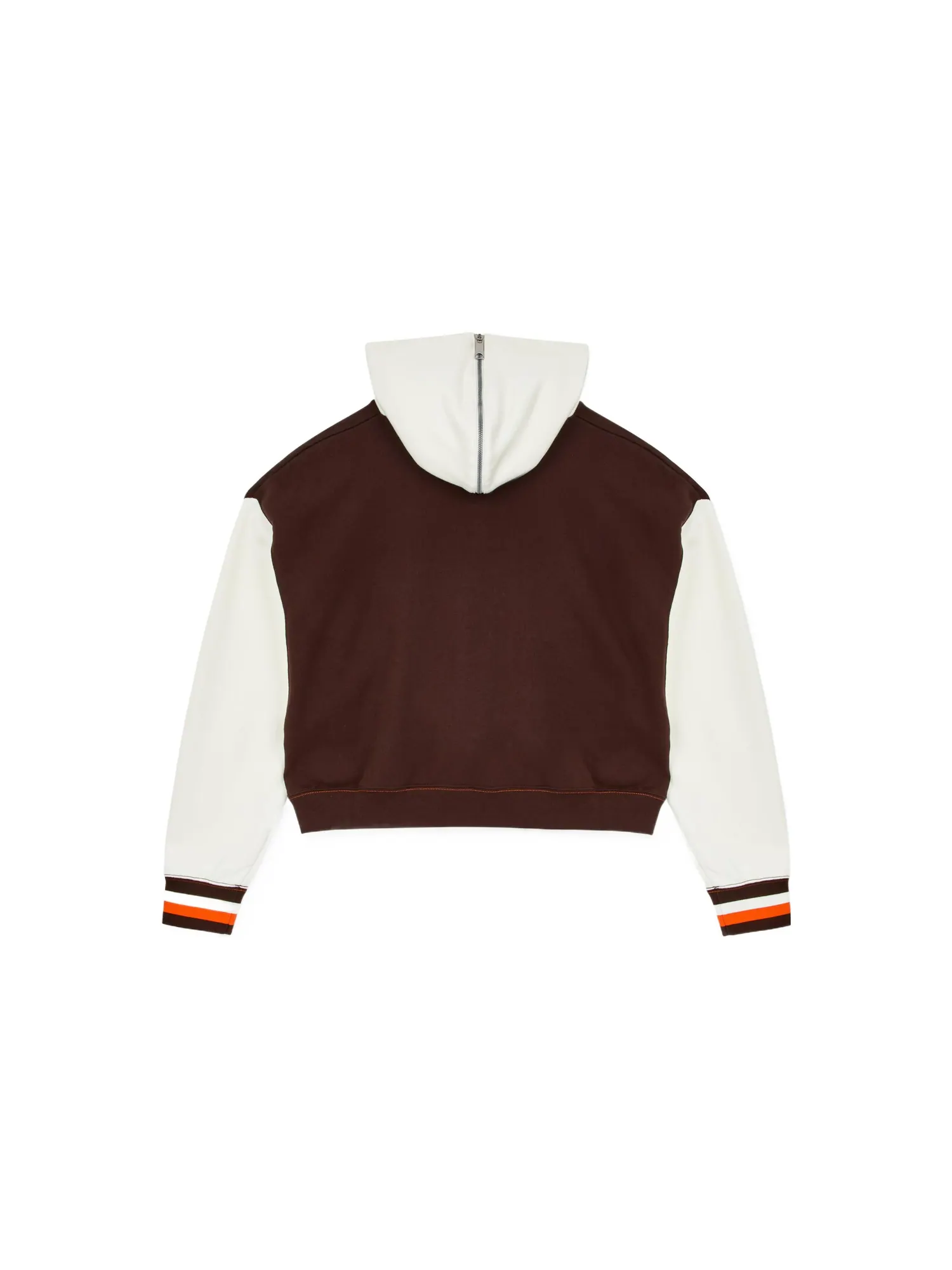 Худи (WMNS) Air Jordan x Maison Chateau Rouge Crossover Colorblock Splicing Hoodie Asia Edition Brown — изображение 2 из 5
