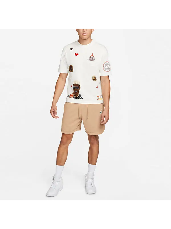 Футболка x maison chteau rouge aj2 tee 'sail' Air Jordan — изображение 2 из 3, белый