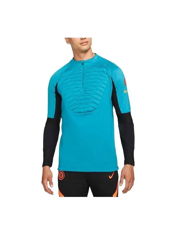 Футболка chelsea fc winter warrior soccer training top Nike — изображение 1 из 3, синий