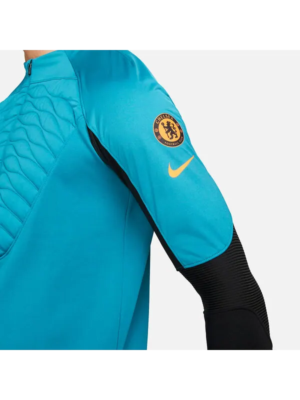 Футболка chelsea fc winter warrior soccer training top Nike — изображение 3 из 3, синий